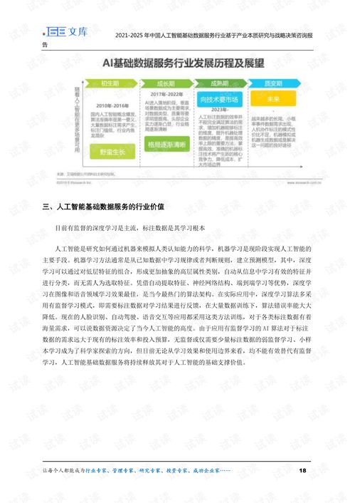 智能賦能，數據先行——2021-2025年中國人工智能基礎數據服務與行業應用集成發展洞察